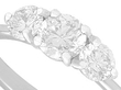 1.10 Carat Trilogy Ring Close Up