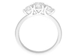 1.10 Carat Three Stone Ring