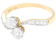 Antique 2 Stone Twist Ring 