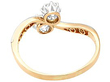 Antique Diamond Twist Ring 