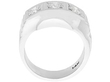 Unisex Trilogy Ring in White Gold 