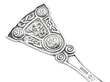 Scottish Sterling Silver Caddy Spoon