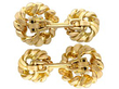 Gold Van Cleef and Arpels Cufflinks reverse 