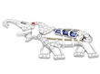 Antique Diamond Elephant Brooch