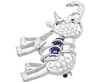 Antique Sapphire Elephant Brooch