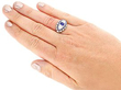 Platinum Sapphire and Diamond Ring Art Deco