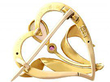 Art Nouveau Opal Brooch