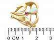 Art Nouveau Opal Brooch