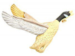 Vintage Gold Bird Brooch with Enamel