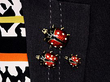 Enamel Vintage Ladybird Brooches