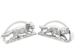Silver Fox Menu Holders
