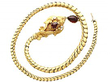 Victorian Gold Snake Necklace