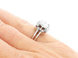 Wearing Solitaire Diamond Ring