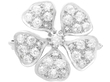 Victorian Diamond Flower Brooch