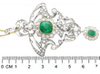 1900s Emerald Pendant Necklace