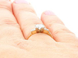 Vintage Engagement Ring UK Wearing