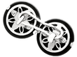 Onyx and Diamond Cufflinks Reverse 
