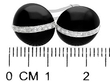 Onyx and Diamond Cufflinks ruler