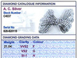 Large Diamond Bow Brooch