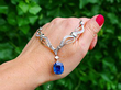 Ceylon Blue Sapphire Necklace with Diamonds