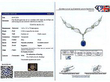 Ceylon Blue Sapphire Necklace with Diamonds certificate