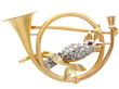 Antique Gold Bird Brooch