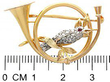 Antique Gold Bird Brooch