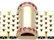 Ruby and Yellow Gold Bracelet
