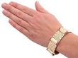 Wearing Ruby and Yellow Gold Bracelet