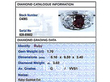 Certified Ruby Ring with Diamonds Grading Card