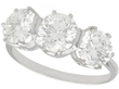 Round Brilliant Cut Three Stone Engagement Ring