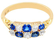 Victorian Sapphire and Diamond Ring