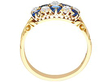 Victorian Sapphire and Diamond Ring