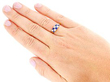 Victorian Sapphire and Diamond Ring Wearing