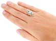 3.54 Carat Diamond Cluster Ring