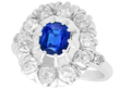 Antique Basaltic Sapphire Ring