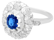 Antique Basaltic Sapphire Ring