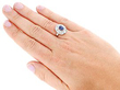 Wearing Antique Basaltic Sapphire Ring