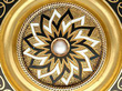 Antique Gold Enamel Mourning Brooch