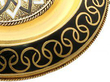 Antique Gold Enamel Mourning Brooch