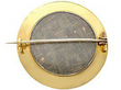 Antique Gold Enamel Mourning Brooch