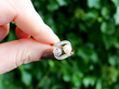 Certified Pearl and Diamond Ring