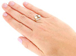Certified Pearl and Diamond Ring Wearing