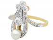 Art Nouveau Pearl Dress Ring