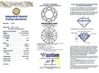 1.66 Carat Diamond Trilogy Ring Certificate