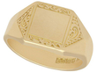 Vintage Gold Square Signet Ring