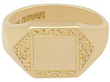 Vintage Gold Square Signet Ring