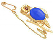 Antique Gemstone Bird Brooch