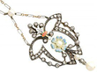 Antique Pearl and Enamel Pendant 