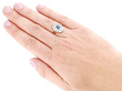 Light Blue Sapphire Rose Gold Ring